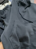 啄木鸟 连帽卫衣男春秋冬季宽松百搭加厚外套男纯色潮流长袖上衣服男装 深灰色 L （110-130斤） 实拍图