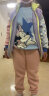 迪士尼（DISNEY）童装儿童女童针织运动长裤束脚棉质保暖裤子24春秋DB331ME21紫150 实拍图