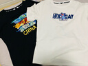 真维斯（JEANSWEST）短袖t恤男ins潮牌2024春夏季男女宽松oversize半袖衣服美式高街男 白色 狮来运转_K L【推荐120-135斤】 实拍图