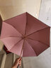 LOVE STILL真双层加倍防晒降温遮阳伞超强防晒防紫外线女太阳伞晴雨伞UPF50+ 真双层玫瑰金+镀金伞骨-浅粉色 实拍图