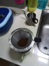 勒顿（LAPUTA） 咖啡过滤网金属漏斗双层不锈钢过滤杯器 免滤纸手冲咖啡壶茶漏 1-2人份 带托 实拍图