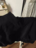雪中飞秋冬新款外穿户外冬季加厚运动保暖休闲羽绒长裤 黑色-0471F 195 实拍图