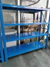 珂洋货架展示架货架家用储物架货架仓储轻型家用货架仓库展示架置物架 蓝色 1200*400*2000/四层主 实拍图