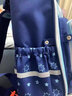 欧式雅（EUOUSU）阳光8点减压减负护脊小学生书包男女儿童背包生日礼物轻便双肩包 水蓝色(小号1-3年级) 实拍图