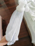 霜山厨房饭菜罩可折叠食物罩防尘防蝇餐桌罩家用简约白色网纱剩菜罩 方形B款(可放约5-6个7寸或8寸盘) 实拍图