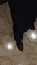 传棨 西裤男修身免烫西服裤商务休闲面试上班西装裤男士职业正装裤子 深蓝常规款 35(2.65尺) 实拍图