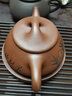 尊壶 宜兴紫砂壶手工茶具石瓢泡茶壶名家作品刻绘逸趣花鸟石瓢壶 实拍图