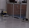 呵花楼梯口护栏婴儿童安全门栏围阳台栏杆宠物宝宝犬狗狗栅栏门免打孔 门+脚踏+加固槽 188-195cm 高76cm栏杆间隙 实拍图