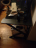 京挚电脑桌台式电竞游戏桌家用办公简约书桌学习桌创意台式电脑桌子 JZ-433电竞桌（黑炭纤维色） 长100cm*宽60cm*高74cm 晒单实拍图