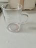 维艾（Newair）玻璃杯带刻度牛奶杯早餐杯家用耐热杯子透明水杯果汁饮料杯冷饮杯 250ml带把手玻璃杯*1 实拍图