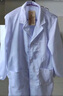 烈焰战队 医院用白大褂 男女春秋长袖医生工作服护士服 学生化学实验服 白大褂（松紧袖-3扣） 180/2XL（建议150-170斤） 实拍图