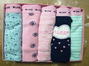 浪莎（LangSha）女士内裤纯棉中腰女生短裤年轻少女三角裤春夏季潮 A款礼盒 5条 XL 码60-70kg 实拍图