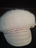 斯普琳 毛线帽子女秋冬季韩版兔毛时尚鸭舌帽冬天针织加绒加厚保暖纯色护耳帽子 米色 实拍图