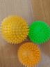 宜特（EETOYS）狗狗玩具耐咬刺球发声玩具弹力球洁齿互动训练球训犬玩具 中号发声刺球(绿色) 实拍图