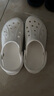 卡骆驰（crocs）洞洞鞋男鞋女鞋 25夏季新款贝雅拖鞋轻便透气情侣鞋沙滩鞋凉鞋 贝雅卡骆班-白色/热推款 38 -39 /M6W8/240mm 实拍图