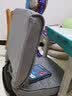 柴扉園 日式懒人沙发飘窗座椅简约现代折叠椅宿舍床上靠背椅无腿小沙发 003秋风款银灰色大号（仿麻布） 实拍图