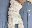 乖奇熊夏季婴儿短袖连体衣新生儿纯棉衣服宝宝薄款睡衣空调服夏装 可爱小狮子 66cm 晒单实拍图