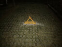 加厚停车位地锁防撞固定三角停车桩占位锁汽车库挡车器车位锁免打孔停车锁 6吨抗压小三角+防水锁+螺丝反光贴 实拍图