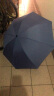 天堂雨伞创意三折伞折叠伞加固女男学生纯色晴雨伞两用单人伞定制LGOO 蓝灰色 实拍图