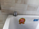 荣洁自动下水家用不脏手大洗拖把池陶瓷阳台台控小号卫生间方形拖布池 可装单冷龙头+003台控 实拍图