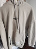 型曼秋冬季复古连帽卫衣男士加厚潮牌宽松潮流百搭休闲外套男学生帽衫 浅灰色 L 实拍图