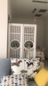 柒妖捌美家 QY BA MEI JIA新中式客厅隔断屏风玄关柜卧室酒店创意雕花双面门厅柜座屏可置物 高180长43(底盘宽度30) 实拍图