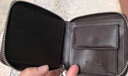 WILLIAMPOLO英皇保罗钱包男短款皮夹牛皮驾驶证套时尚钱夹多卡位证件包卡包 深咖色 敞口款 礼盒装 实拍图