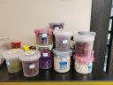 威尔基密封罐储物罐便携零食奶粉储藏罐厨房豆类收纳罐子五谷杂粮收纳盒 九件套（3小+3中+3大）颜色随机 实拍图