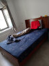 南宜（Nanyi）胡桃木实木床双人床中式现代简约经济型高箱抽屉储物婚床卧室家具 实木床 【普通橡胶木款】1.5*2.0米 实拍图
