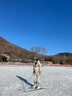 牧途雪（MUTUSNOW） 新潮男女情侣款单板双板滑雪裤雪地裤防水防风保暖加厚雪裤 女米色 L 实拍图