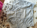 杰曼丽高腰蕾丝收腹内裤女超薄桑蚕丝底裆夏季薄款透气微收腹大码裤头 3条装（黑色+卡其+胭粉）桑蚕丝裆 2XL (110-150斤) 实拍图