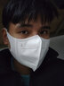 网红口罩一次性3D立体秋冬透气口罩防尘晒舒适显脸小时尚防护口罩 白色50个装 实拍图