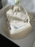 戴维贝拉（DAVE＆BELLA）新生宝宝遮阳帽婴儿帽子儿童防晒帽夏天女童太阳帽夏季男童渔夫帽 米白-N（DBX17721） 52CM（建议帽围约50-52cm) 实拍图