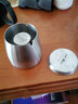 收米加厚烟灰缸不锈钢创意时尚客厅大号防风防摔家居送礼KTV餐厅网吧 中号星空银【带盖】 实拍图