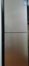 夏普（SHARP）两门冰箱 风冷无霜 节能冰箱 小型家用 大冷冻 彩晶玻璃面板 冰箱 以旧换新 BCD-246WTGE-N 246升 玻璃面板 实拍图