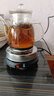 禾艾苏（heisou） 高硼硅耐热玻璃茶壶功夫茶具智能恒温热水壶煮茶炉家用泡茶器 圆肚蒸茶壶700ml+电热炉 实拍图