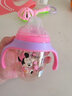 迪士尼PPSU宝宝学饮杯婴儿童水瓶鸭嘴吸管杯6-12个月喝水杯重力球喝奶瓶 两用】240ml/粉吸管杯+鸭嘴 实拍图