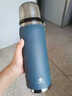 sealake316不锈钢保温杯男女泡茶杯大容量水杯大号水杯子长效旅行 双内盖款灰蓝色 1000ML 实拍图