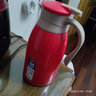 畅安家用保温水壶热水瓶大容量保温壶暖瓶办公室茶瓶开水瓶宿舍暖水壶 创意红1.3L 实拍图