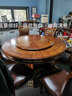 帕芭莎（PABUSIOR）【严选正品】欧式餐桌实木美式餐桌家用1.5米餐桌椅组合大圆桌1.8 1.5m 餐桌+6椅   （送转盘） 实拍图