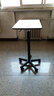 壹巢站立办公移动电脑桌带滑轮床边旋转懒人桌子写字书桌培训笔记本桌 胡桃色铝合金脚新款移动桌 实拍图