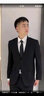 Colombass【四件套】西服套装男士商务职业正装西装男修身伴郎新郎结婚礼服 藏青四件套【外套+裤+两条领带】 2XL/185(适合体重150-165斤) 实拍图