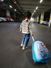 yitongxiang迪士尼儿童拉杆箱行李箱16英寸宝宝旅行箱冰雪公主男女童登机箱 蓝色冰雪奇缘蛋壳16英寸拉链 实拍图