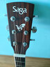 萨伽萨迦吉他SF700C/SF600单板民谣电箱入门学生男女初学进阶木吉它 40英寸SA700C缺角原木色 实拍图