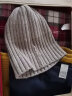 无印良品 MUJI 羊毛混纺罗纹帽 DBC11A0A 深咖啡色 55-59cm 实拍图