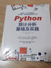 Python统计分析基础及实践 比SPSS更简单比R语言更好学 案例丰富赠送全部源代码 利用python进行数据分析入门书数据处理大数据时代机器学习深度学习基础技能 实拍图