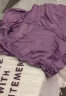 梵迪拉（F.DYRAA）泳衣女款温泉遮肚显瘦保守游泳衣三件套保守泳装12004紫色 2XL 晒单实拍图