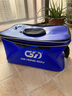 大红狗折叠钓鱼桶有透气网鱼箱加厚活鱼护包装鱼箱渔具垂钓水桶装鱼桶 加厚蓝色50# 实拍图