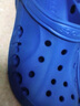 CROCS卡骆驰洞洞鞋贝雅男鞋女鞋轻便耐磨一脚蹬拖鞋休闲鞋|10126 青花瓷蓝-4JL 43 (270mm) 实拍图