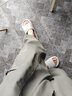 歌朴伟工装裤子男士春秋冬夏季宽松日美系高街青年大码束脚运动休闲长裤 黑色+灰色（俩件装） XL(建议115-145斤) 实拍图